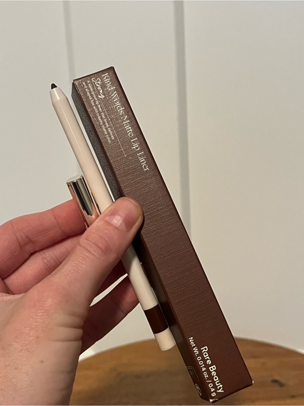 Rare Beauty Lip Liner Pencil — Strong (brown)